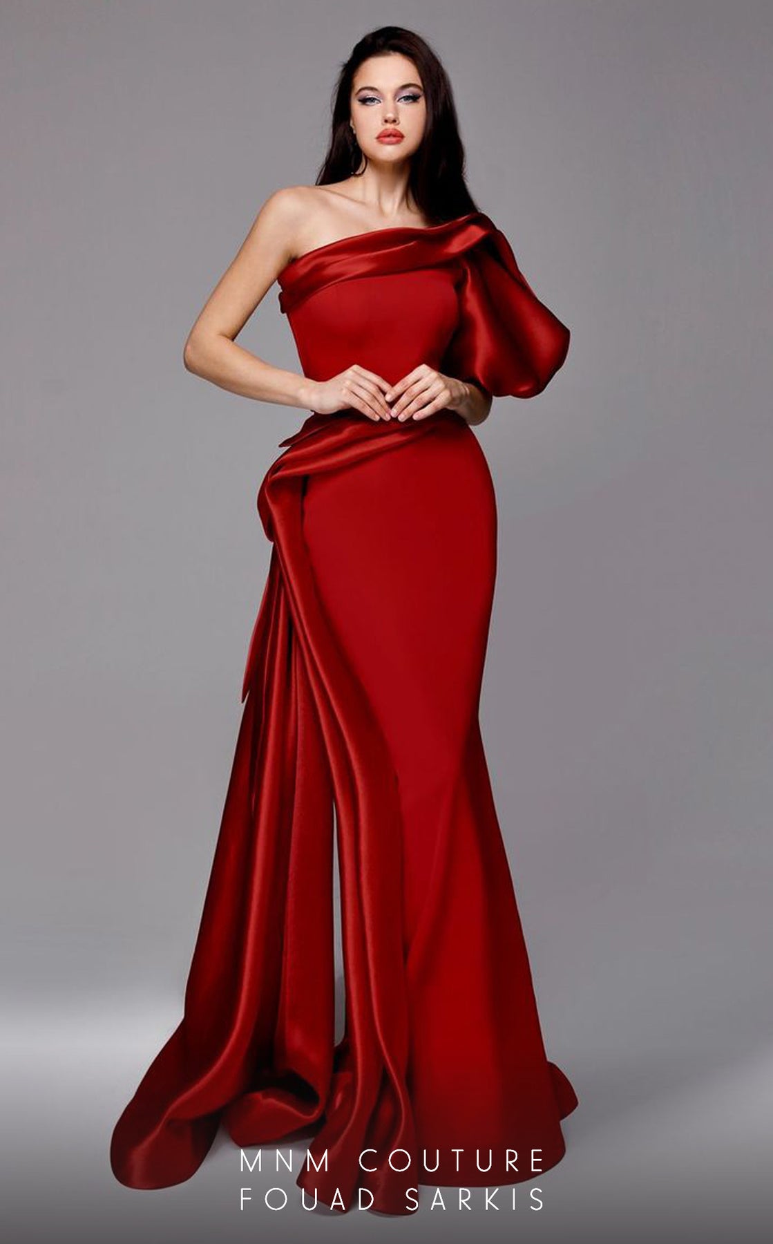 fouad sarkis red dress F02821 12/44 / Experience timeless elegance with the FOUAD SARKIS 2712 Dress Fouad Sarkis