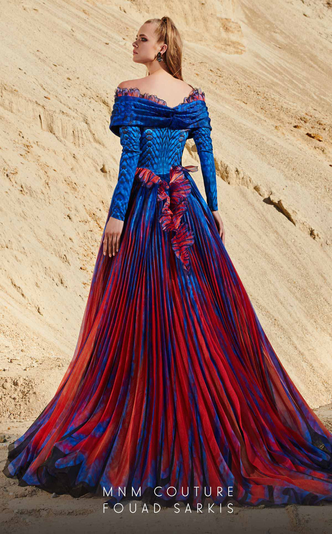Fouad Sarkis 2762 12/44 / BLUE/RED